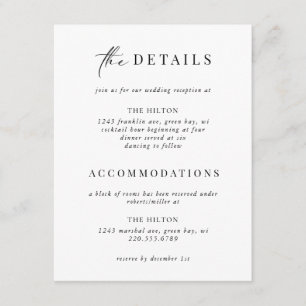 Cartão De Informações Detalhes da Decisão de Arte Dourada Formatada Pret