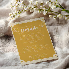 Cartão De Informações Detalhes da Imagem Moderna da Elegância