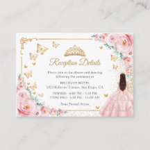 Detalhes da Recepção de Quinceanera Rosas Rosa Dou