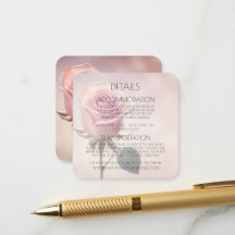 Detalhes da Rosa Rosa Única Personalizada