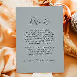 Cartão De Informações Detalhes da tipografia da neve prateada no inverno