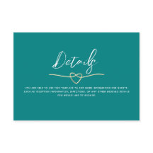 Detalhes de Casamento Azul Minimalista