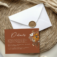 Detalhes de Casamento Boho de Terracota com Flores