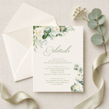 Detalhes de Casamento Botânico Moderno Personaliza