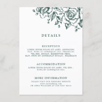 Detalhes de Casamento Botânico Vintage com Folhage