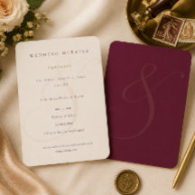 Detalhes de Casamento Champagne Borgonha Moderno E