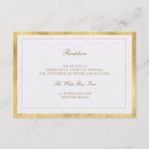 Detalhes de Casamento Clássico Moderno Pérola Dour