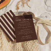 Detalhes de Casamento Classudos de Chocolate Marro