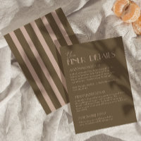 Detalhes de Casamento Classy Taupe Dourado Old Mon