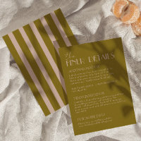 Detalhes de Casamento Classy Taupe Gold Old Money