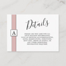 DETALHES DE Casamento com Rosa de Monograma Modern