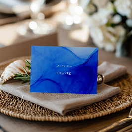 Cartão De Informações Detalhes de Casamento com Tinta Moderna Personaliz