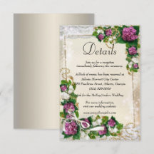 Detalhes De Casamento De Hydrangea Roxa E Locais