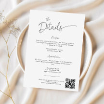 Detalhes de Casamento de Script Minimalista Modern