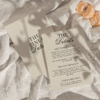 Detalhes de casamento elegantes e sofisticados em