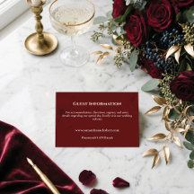 Detalhes de Casamento em Arte Linear Floral Burgun