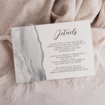 Detalhes de Casamento em Cinza Prata Moderno Scrip