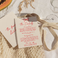 Detalhes de casamento excêntricos e modernos verme