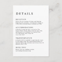 Detalhes de Casamento Minimalista Elegante em Pret