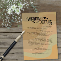 Detalhes de Casamento Modernos com Listras em Tons