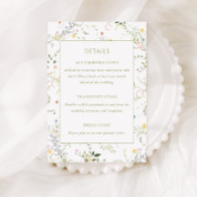 Detalhes de Casamento no Jardim Floral Delicado