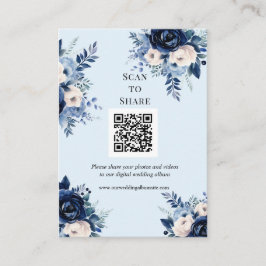 Cartão De Informações Detalhes/Digitalização para Partilhar Flores do Ca