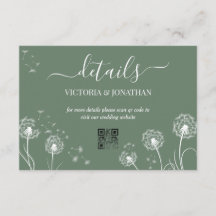 Detalhes do Casamento da Flor Verde Simples
