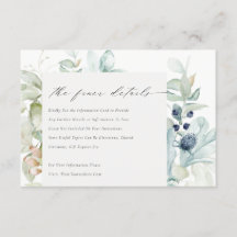 Detalhes do Casamento da Folhagem Verde Pastel Azu