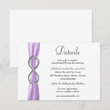 Detalhes do Casamento de Infinidade de Prata de Fi