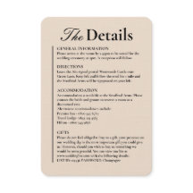 Detalhes do Casamento de Linen Almond