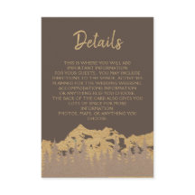 Detalhes do Casamento de Pinheiros da Floresta Rus