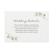 Detalhes do Casamento de Recepção com Folhas Verde