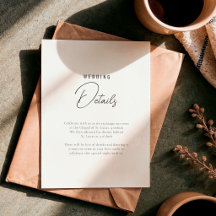 Detalhes do Casamento de Roteiro Simples