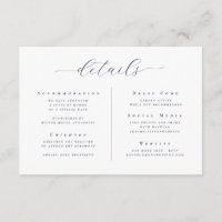Detalhes do Casamento de Script Minimalista Branco