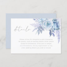 Detalhes do Casamento Divino do Dusty Sky Blue