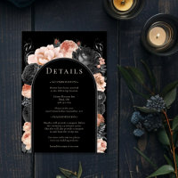 Detalhes do Casamento do Arco Negro Blush Vintage