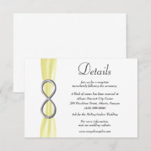 Detalhes do Casamento do Infinito de Fita de Fita 