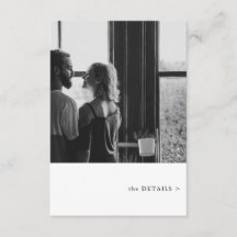 Detalhes do Casamento do Tema de Foto Simples