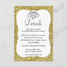 Detalhes do Casamento Dourado com Infinito Infinit
