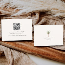 Detalhes do Casamento e RSVP com QR Code Neutro Mo