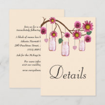 Detalhes do Casamento em Potes de Pedra com Flores