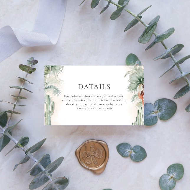 Cartão De Informações Detalhes do Casamento Escamoteiam Sonho Mexicano R (Criador carregado)