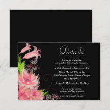 Detalhes do Casamento Floral Rosa Romântico