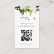 Detalhes do Casamento Genérico do Código QR legant