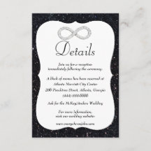 Detalhes do Casamento Infinito do Diamante Negro