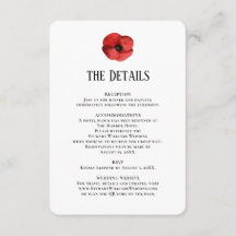 Detalhes do Casamento Informações de Recepção Papo