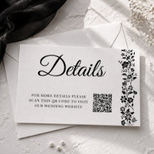 Detalhes do Casamento Preto e Branco Floral