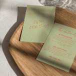 Cartão De Informações Detalhes do Casamento Retroativo Moderno Colorido<br><div class="desc">Detalhes simples e na moda retro colorido das informações do convidado de casamento. Com fundo verde claro e cor de rosa e layout de texto laranja. Todas as informações são personalizáveis como site,  transporte,  alojamento. Pegue junto com outros produtos desta mão clássica feita na suíte de casamento retrô.</div>