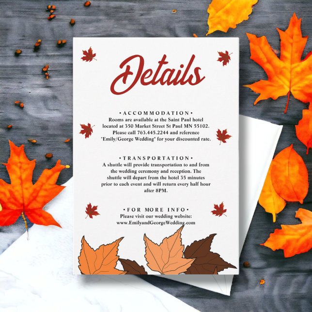 Cartão De Informações Detalhes do Casamento Romântico de Quadrinhos deix (Criador carregado)