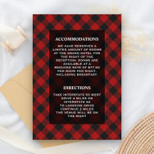 Detalhes do Casamento Xadrez Búfalo Vermelho Moder